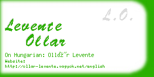 levente ollar business card